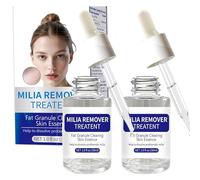 Milia Remover Treatment for Eyes & Face - Milia Spot Treatment Milia Acne Serum ,Reduces Bags, Saggy Skin & Puffy Eyes,MiliA Removal Anti-Aging Treatment,2pcs