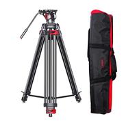 miliboo MTT602A Tripod for Camera Tripod Stand with Hydraulic Head Ball Kit in Stable Design for Digital DSLR Load 10 kg