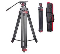 miliboo MTT602A Tripod for Camera Tripod Stand with Hydraulic Head Ball Kit in Stable Design for Digital DSLR Load 10 kg