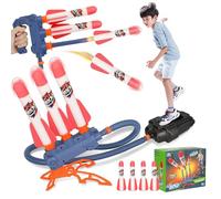 Milifox 2 in 1 Kids Rocket Launcher,Outdoor Foam Rocket Launcher for Boys,Outdoor Garden Rocket Toy,Sturdy Gift for Kids