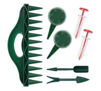 Milifox 7 Pack Dibber for Planting Bulbs,Bulb Planter Tool,Garden Dibber for Growing Vegetables and Flowers for Greenhouses,Gardens,Lawns and Farmland