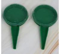 Milifox Adjustable Seed Sower Dispenser,Multi-Function Seed Planter Tool,Garden Seed Dibber for Small Seeds,Vegetables,Flowers,Potted Plants,2 Pack Dark Green
