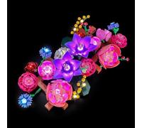 Mililier LED Lighting Set Compatible with 11503 The Botanical Collection Flower Wall Set, DIY Light Up Kit for 11503 Building Blocks Model (Building Sets Not Included)