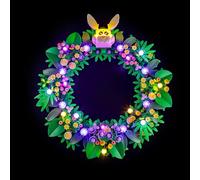 Mililier LED Lighting Set Compatible with Lego Spring Wreath 40957 Set, DIY Light Up Kit for 40957 Building Blocks Model (Building Sets Not Included)