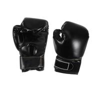 Milisten 1 Pair Boxing Gloves for Boys Ergonomic Kickboxing Training Mitts with Protective Interior Durable Design for Safe Punching and Physical Fitness Development Black Color