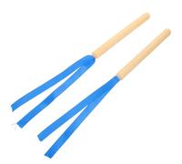 Milisten 1 Pair Classical Percussion Instrument Wooden Rhythm Sticks for Lightweight Musical Playthings with Blue Ribbon Fosters Music Appreciation and Development of Musical Skills