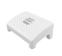 Milisten 1 Pc Foot Rest Under Desk Footrest, White Massage Foot Stool to Reduce Leg Pressure for Home Office