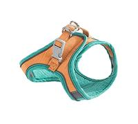 Milisten 1 Set Adjustable Kitten Harness Leash Lightweight Cat Vest Strap with Wear Resistant Rope for Outdoor Walking Comfortable Material Reflective Design to Prevent Escapes Orange Green
