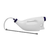 Milisten 1 Set Calf Nursing Feeder Bottles: 4l Milk Tube Bottle Pot Plastic Drinking Device Farm Goat Sheep Tools for Newborn Animals