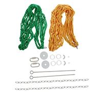 Milisten 1 Set Chicken Foraging Net Bags Pet Hanging Feeder for Fresh Vegetables Fruits for Chickens and Parrots Prevents Food Waste