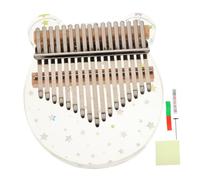 Milisten 1 Set Clear Acrylic Key Kalimba Thumb Piano Transparent Hand Piano for Beginners Advanced Players for Family Gatherings Outdoor Activities Performances Producing Bright Melodious