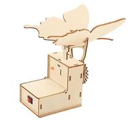 Milisten 1 Set Craft Mechanical Butterflies Wooden Assembly Plaything for Science Experiments Easy to Assemble Safe and Fun DIY Educational Activity