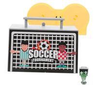 Milisten 1 Set Desktop Soccer Set Interactive Parent Football Game for Indoor Fun Lightweight Portable Travel Games for Easy Assembly Safe Material Great for Family Entertainment