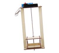Milisten 1 Set DIY Elevator Model Science Experiment Kit Educational for Hands Learning for Boys Fun Stem Activity Easy to Assemble Creative Building Project