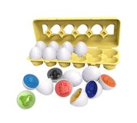 Milisten 1 Set Educational Matching Egg Set Early Learning Cognitive Twisting Eggs for Development for Easter and Birthdays Fun and Interactive Play for Boys