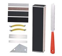 Milisten 1 Set Guitar Tool Fret Leveling Beam Sanding Polishing Tools for Guitar Bass Durable Essential Kit for Luthiers DIY Repairs for Fretboard Care and Maintenance