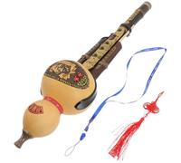 Milisten 1 Set hulusi flute for beginners wooden gourd flute beginner hulusi flute wind instrument music instruments for adults Professional Cucurbit Flute bamboo student major