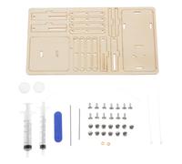 Milisten 1 Set Hydraulic Lift Assembly Puzzle DIY Science Experiment Kit for Educational Wood Model for Boys and Creative Learning Activity Explore Air Pressure and Hydraulics