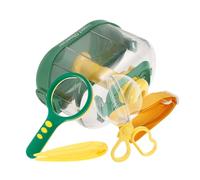 Milisten 1 Set Insect Observation Set for Bug Catching Kit with Visible Insect Cage Magnifying Glass and Compass for Outdoor Exploration Camping and Nature Learning Activities