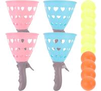 Milisten 1 Set Interactive Catching Cup Pop Pass Catch Balls for Outdoor Games for Boys Develops Fine Motor Skills Hand Eye Coordination for Family Fun Random Color