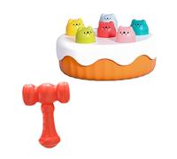 Milisten 1 Set Interactive Mole Attack Educational Hammer Beat Game for Funny Developmental Plaything for Hand Eye Coordination and Reaction Skills Random Color Random Color
