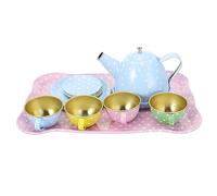 Milisten 1 Set Mini Tea Ware Simulation Kitchen Kit for Brightly Colored Tableware Model for Pretend Play for Cognitive Development and Fun Tea Parties