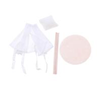 Milisten 1 Set Miniature Camping Tent Model Creative Drawable Dollhouse Tent with Carpet Pillows for Indoor Play Photography Props Enhances Dollhouse Decor and Imagination