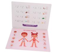 Milisten 1 Set Montessori Busy Book for Engaging for Fine Motor Skills Cognitive Development Compact Educational Learning with Cartoon Patterns