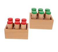Milisten 1 Set Montessori Sensory Sound Cylinders Olfactory Training for Early Childhood Education Engaging Sensory Games for Aged Enhances Learning Interest and Development