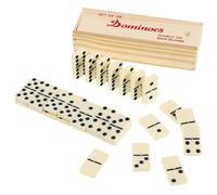 Milisten 1 Set Portable Dominoes Game with Case Traditional Domino Blocks for Family Fun Enhances Creativity Coordination Versatile for All Ages for Game