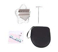 Milisten 1 Set Portable Kalimba Thumb Piano Key Crystal Design Chic Star Pattern Musical for Adults Lightweight Easy to Learn for Music Lovers