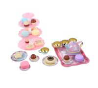 Milisten 1 Set Pretend Play Tea Set Imitation with Teapot and Cups Interactive Simulation Tea Party for Safe Materials for Imaginative Play and Social Interaction