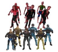 Milisten 1 Set Simulation Soldier Model Flexible Zombie Action Figures for Includes Zombies Elite Soldiers for Themed Parties Playtime and Desktop Decor