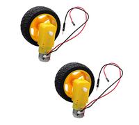 Milisten 1 Set Smart Car Gear Motor Dual Shaft Electric Motor for DIY High Torque Compact Design for Rc Cars and Science Projects