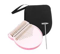 Milisten 1 Set Tone Acrylic Kalimba Fingertip Instrument Portable Finger Piano for Beginners Transparent Body for Sound for Family Outdoor and School Use Musical for Friends