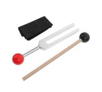 Milisten 1 Set Tuning Fork Set for Chakra Healing Aluminum Alloy with Mallet Cleaning Cloth and Storage Bag Musical Instruments for Meditation and Therapy