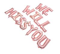 Milisten 1 Set We Will Graduation Balloons Banner Foil Decorations for Party Layout Photography Props for Graduation Celebrations Quality Materials for Stunning Decor