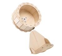Milisten 1 set Wooden Hamster Running Wheel Silent Exercise Wheel with Cloud Stand for Small Pets for Hedgehogs Guinea Pigs Promotes Healthy Activity and Stress