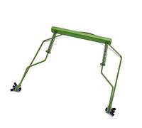 Milisten 10-hole Green Harmonica Holder Neck Stand Metal Frame, Harmonica Harp Rack Accessory for Mouth Organ Players, Sturdy Neck Support for Blues and Folk Music