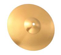 Milisten 10 Inch Brass Crash Ride Hi-Hat Cymbals Traditional Finish Percussion Instrument for Beginner and Professional Drum Players