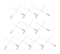 Milisten 10 Pairs Eyeglass Replacement Temples: Glasses End Tips Pieces Sleeve for Thin Metal Glasses Legs - Sunglasses Repair Kit