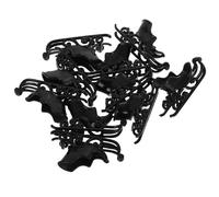 Milisten 10 Pcs Christmas Mini Sled Ornaments 5cm Plastic Santa Sleigh Figurines Miniature Village Decorations for Xmas Tree Hanging and Holiday Table Decor