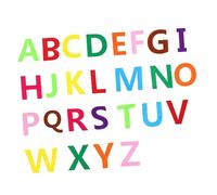 Milisten 100 pcs Felt Alphabet Letters Non Woven Fabric for DIY Crafts and Party Decoration Reusable Colorful ABCs for Scrapbooking Hairbows and Educational Art Projects