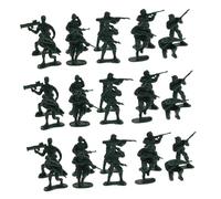Milisten 100 Pcs Miniature Plastic Soldier Figures with Realistic Styles Military Themed Soldiers for Boys and Group Figures for Imaginative Fun and Social Skills Development