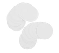 Milisten 100 Sheets Round Badge Making Blank Papers DIY Accessory for Customised Pins Crafting with Glue and Double-sided Tape Compatible Badge Accessory for Sports Teams and Clubs