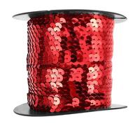 Milisten 100 Yards Elastic Sequin Ribbon Trim Decorative Sequin Strip Sparkling Effect Versatile Design for Clothing Embellishments and Creative Projects