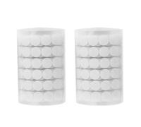 Milisten 1000 Pairs White Φ15mm Nylon Self Adhesive Double-Sided Hook and Loop Dots Tape for Office, Classroom and Craft Fastening