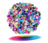 Milisten 1000Piece Gradient Rainbow Jigsaw Puzzle for Adults Unique Color Changing Design Challenging Fun for Leisure Safe Sturdy Material Eye Catching Decor