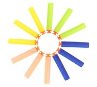 Milisten 100pcs 4 Assorted Colour 7.2cm EVA Foam Refill Darts Tips Suitable for Kids War Game Series Sturdy and Safe Material