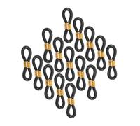 Milisten 100pcs Adjustable Black Chicken Leg Bands Soft Non-constrictive Splay Leg Hobble Braces for Chicks Poultry Quails Ducks Enhancing Support and Farming Efficiency